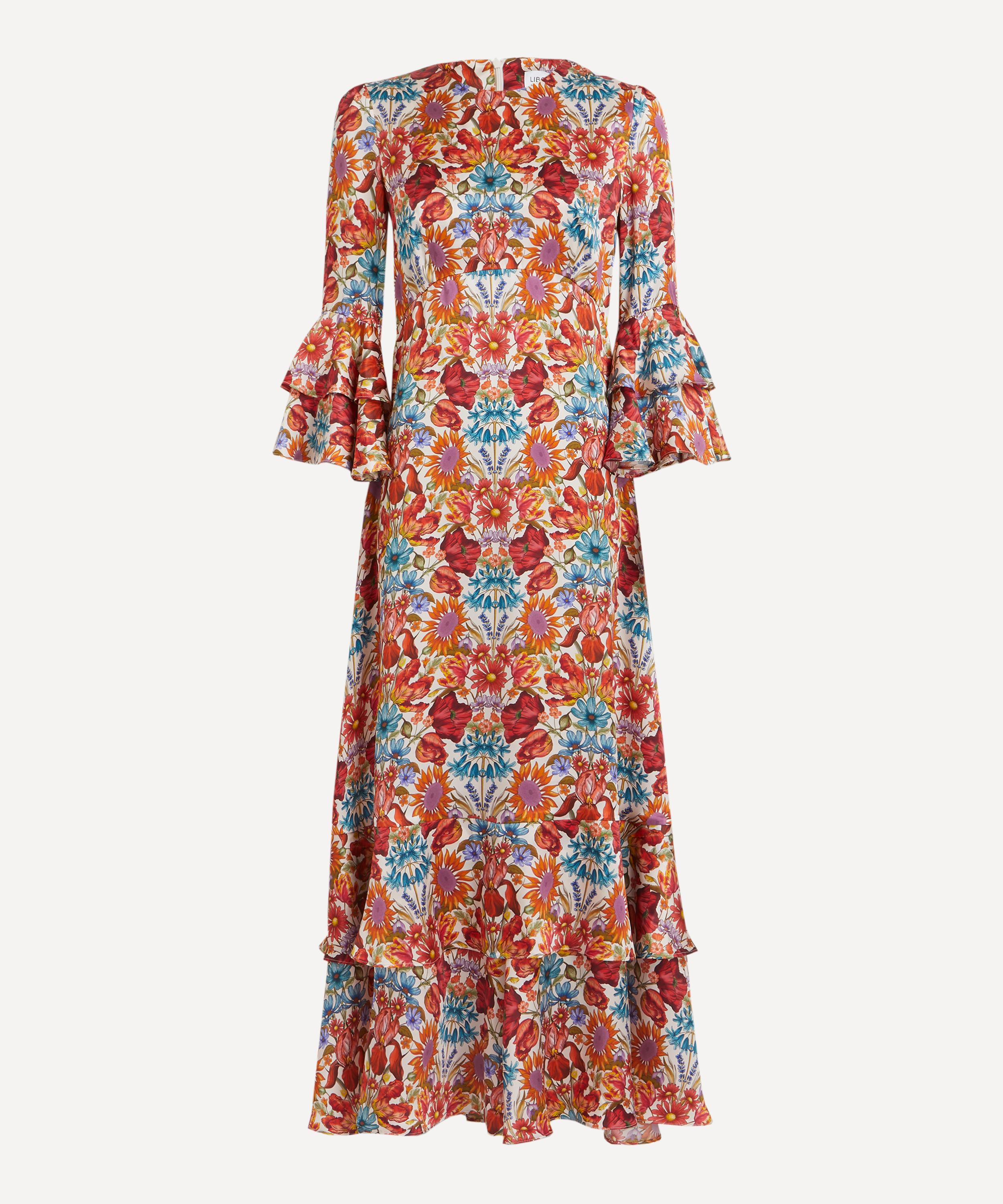 パーティードレス Liberty-print Crepe Maxi Dress Gucci Liberty-print Crepe Maxi Dress - Runway Catalog