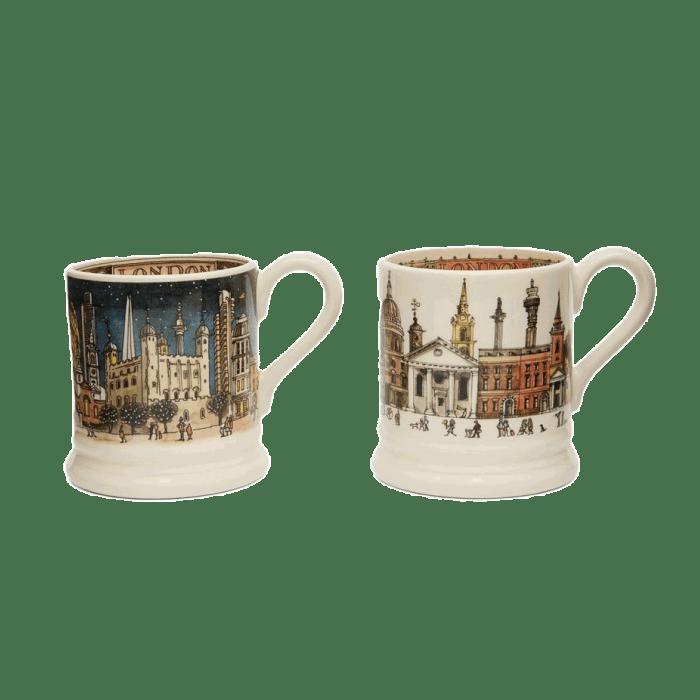 Emma Bridgewater London Day and Night Half Pint Mugs Set of 2