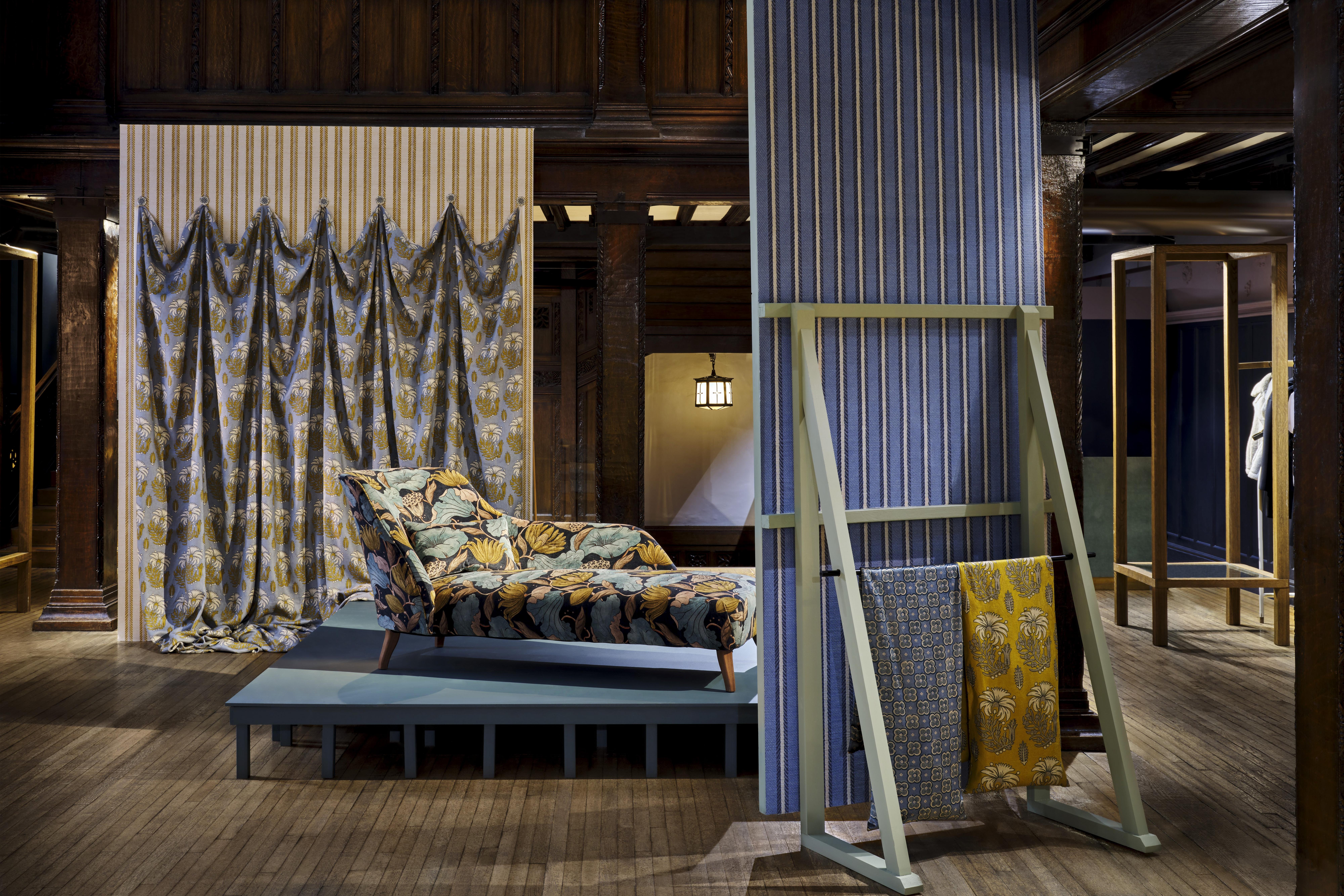 A selection of wallpapers and fabrics from Liberty Interiors House of Liberty collection