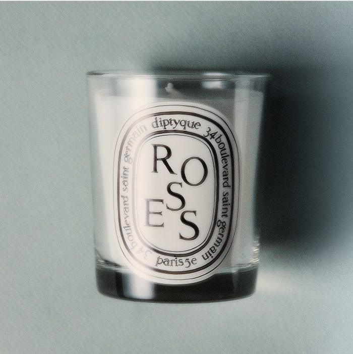 Diptyque Roses Mini Scented Candle 70g