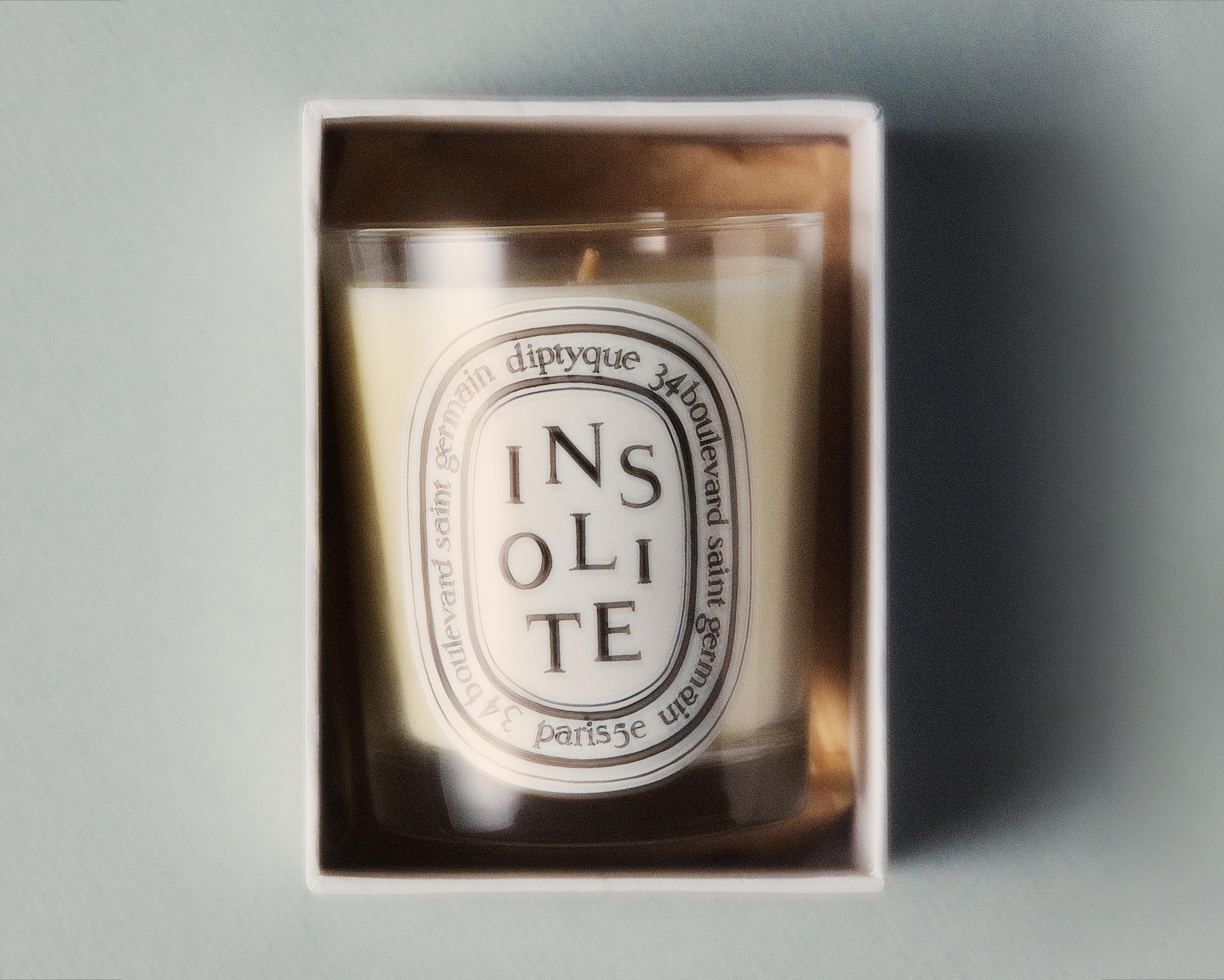 Diptyque Insolite candle made in collaboration with Liberty