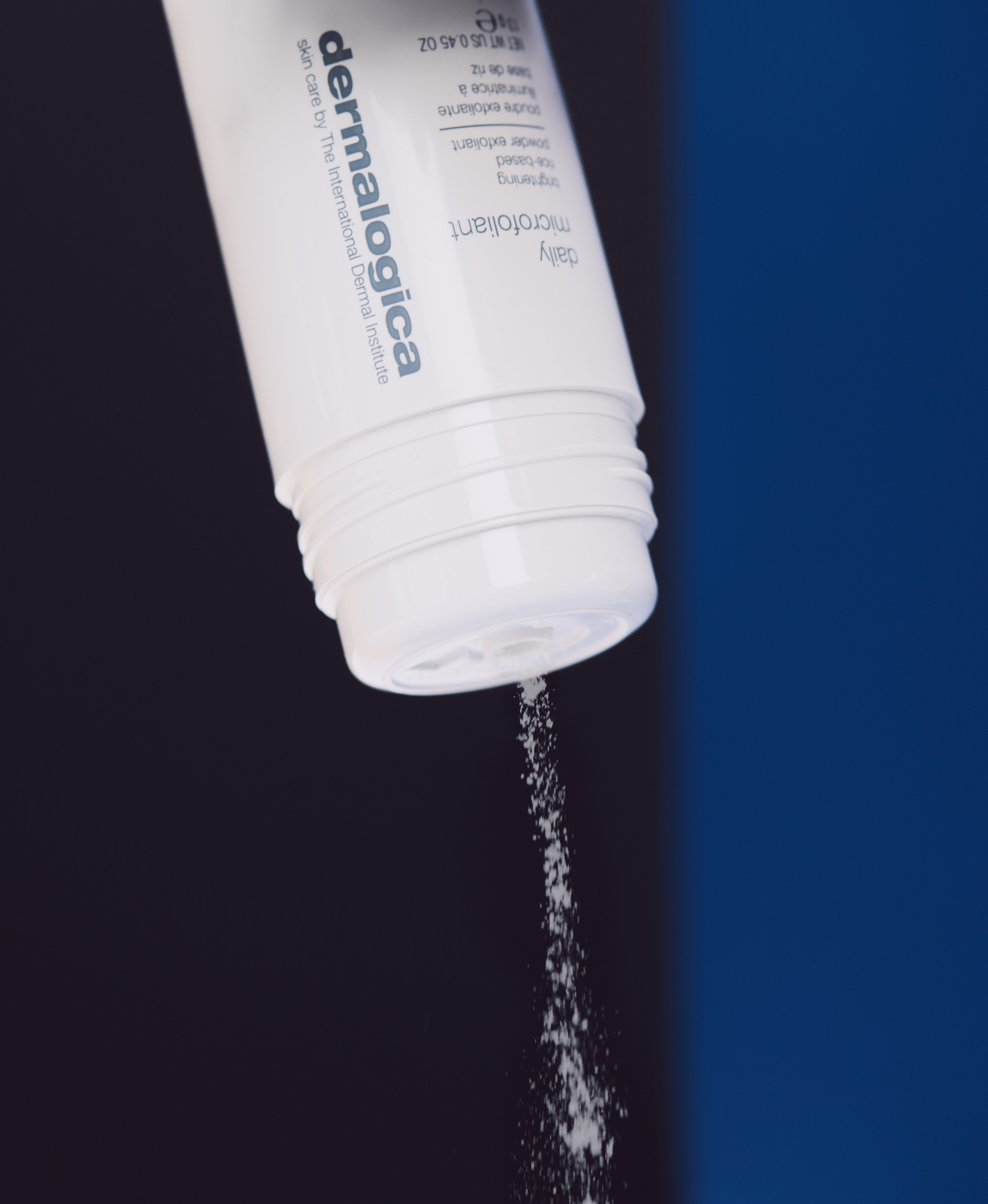 Selection of luxury exfoliation products at Liberty