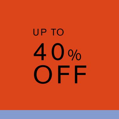 Sale - Up to 40% Off