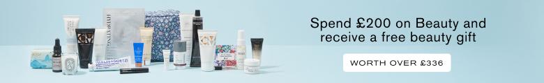 Spend £200 and receive a free beauty gift worth over £336