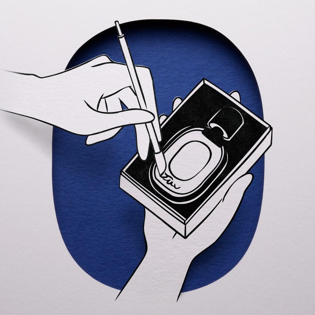 Candle Engraving With Diptyque