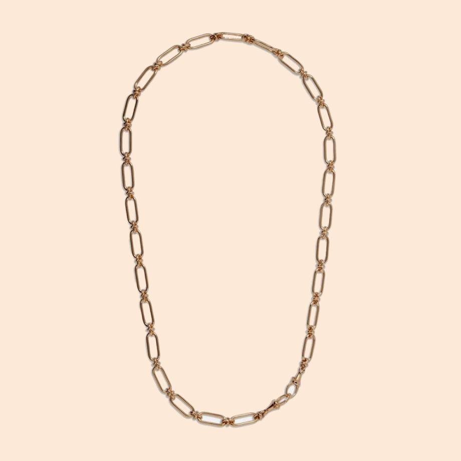Annoushka 14ct Gold Knuckle Bold Link Chain Necklace