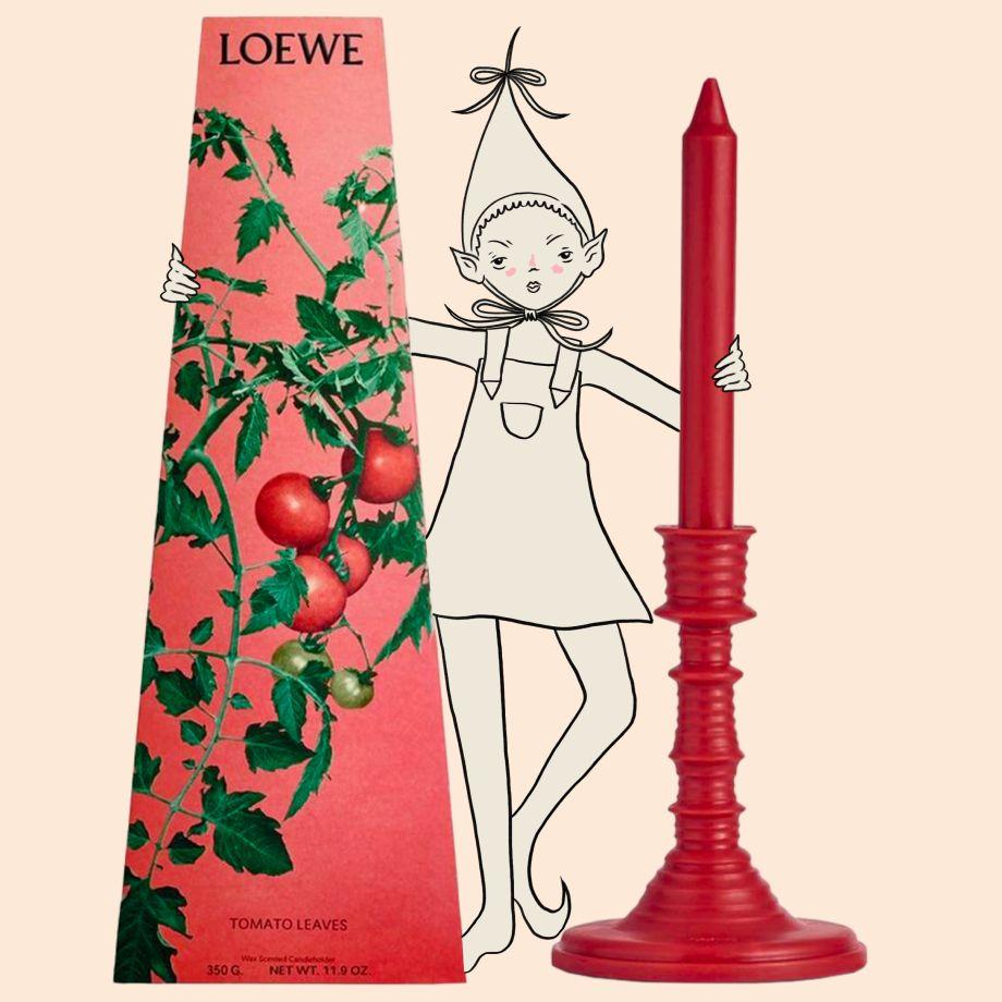 Loewe Tomato Leaves-Scented Chandelier Candle