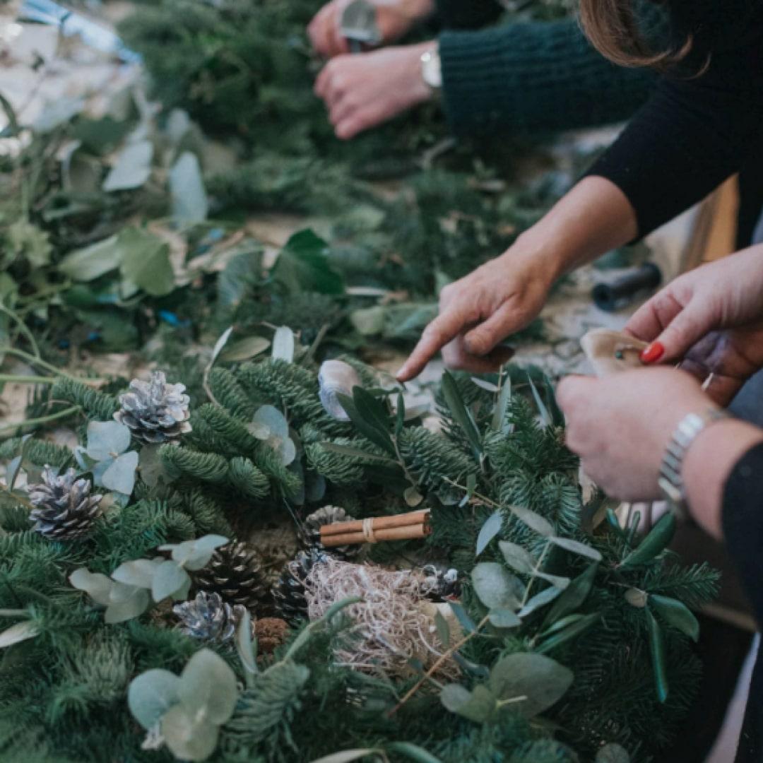 Wreath Making Workshop with Wild at Heart: Inspired by LBTY