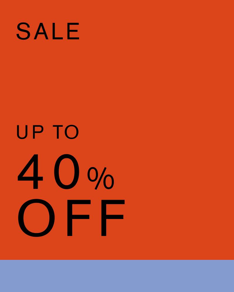 Sale: Up to 40% off
