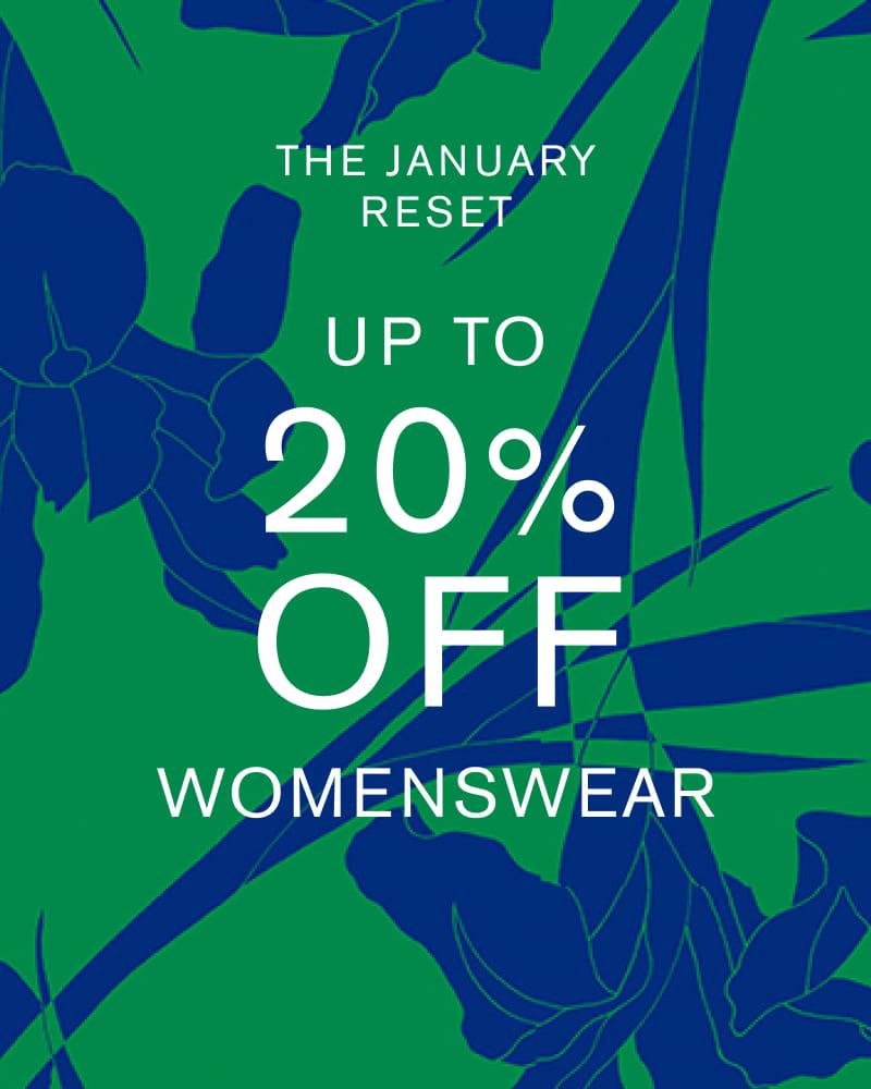 The January Reset - Up to 20% off