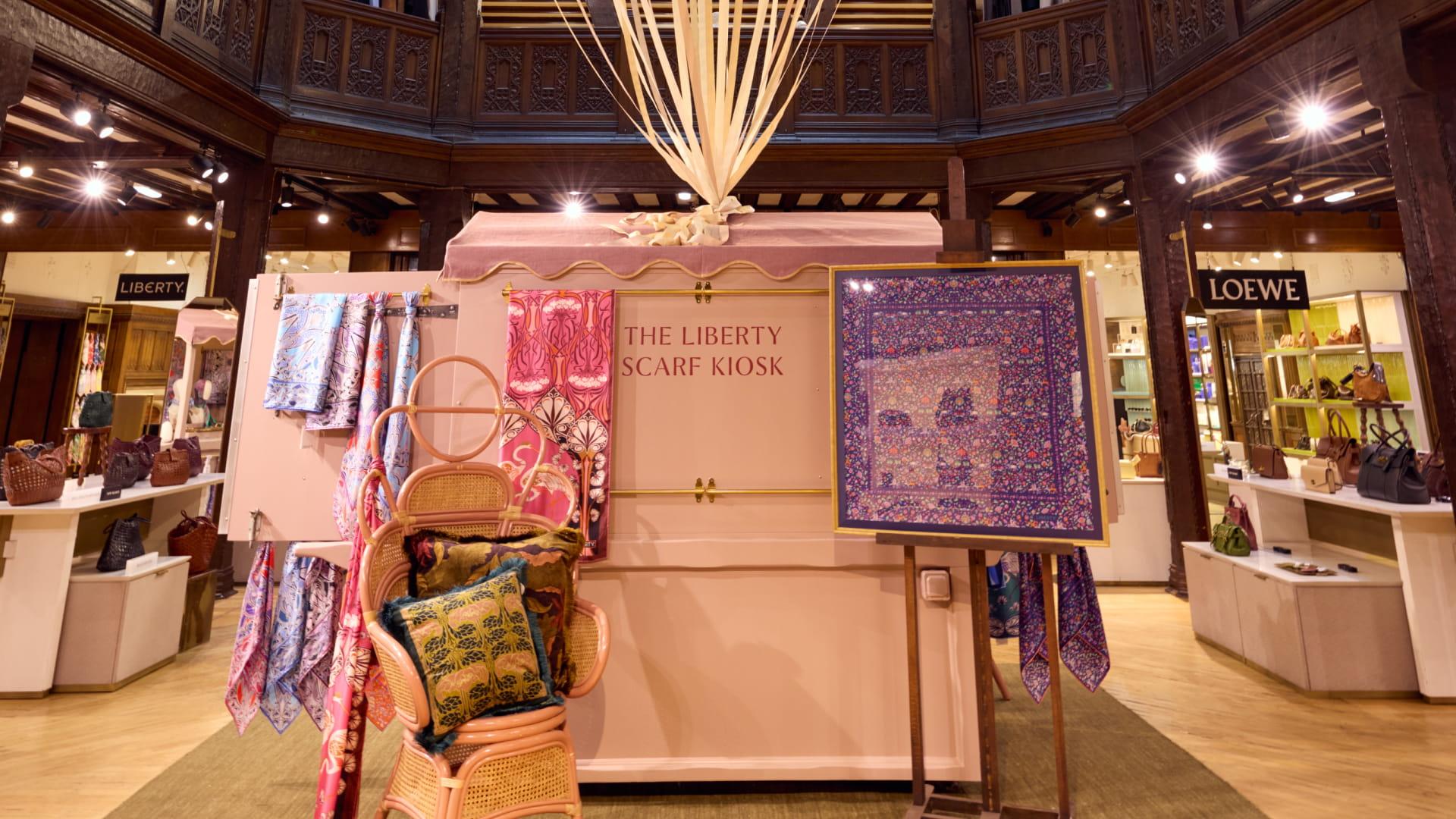 Liberty London Scarf Pop Up