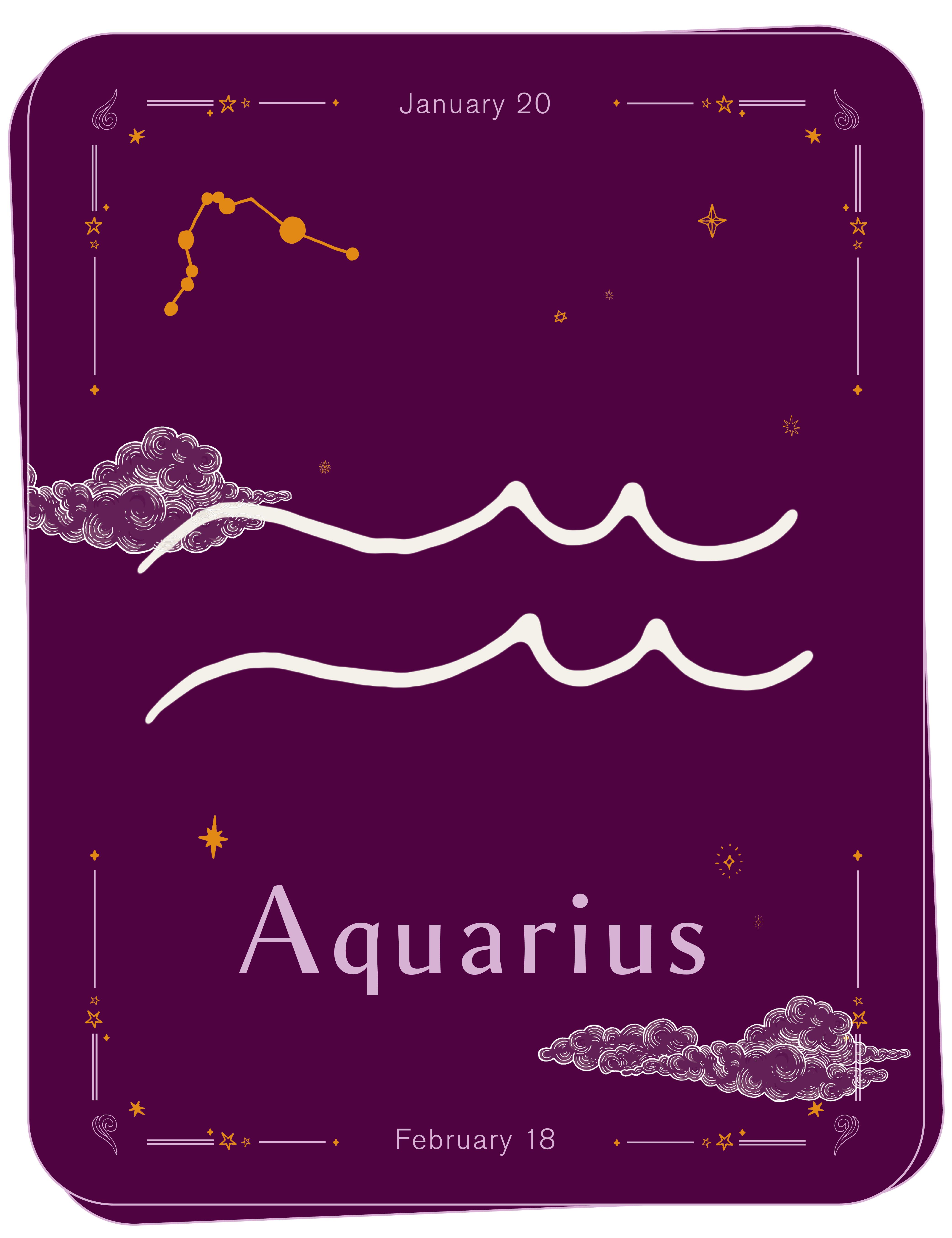 cosmic ordering Aquarius
