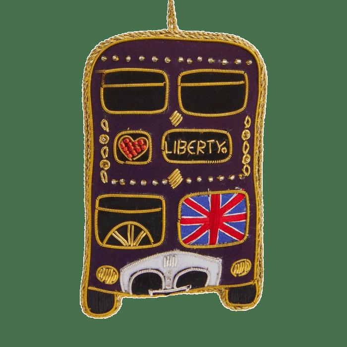 Liberty Embroidered Liberty Bus Tree Decoration