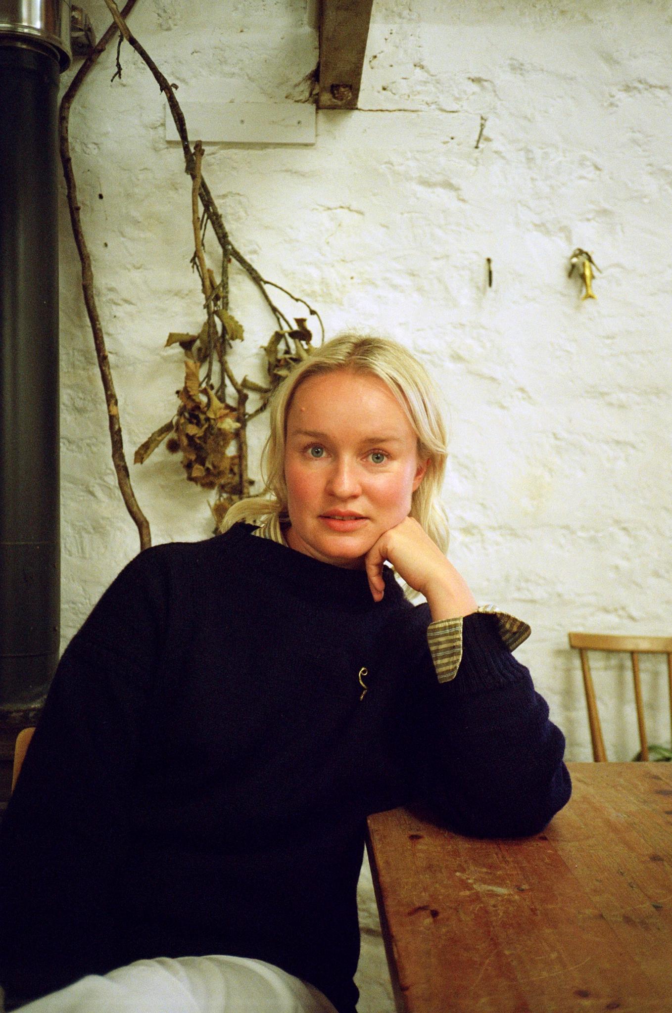 Jess Wheeler in her Dorset studio