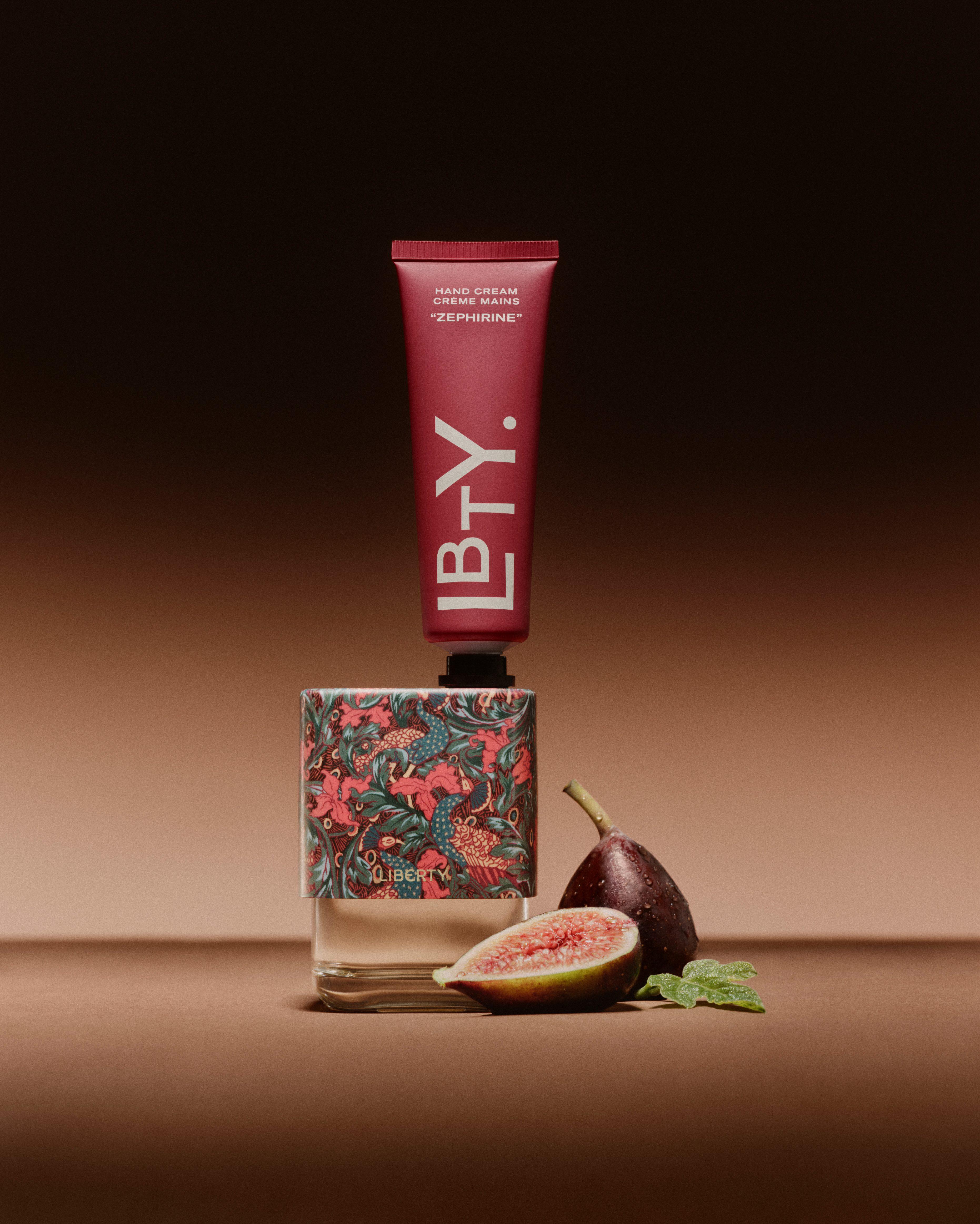 Liberty LBTY. Fragrance "Zephirine" hand cream & eau de parfum