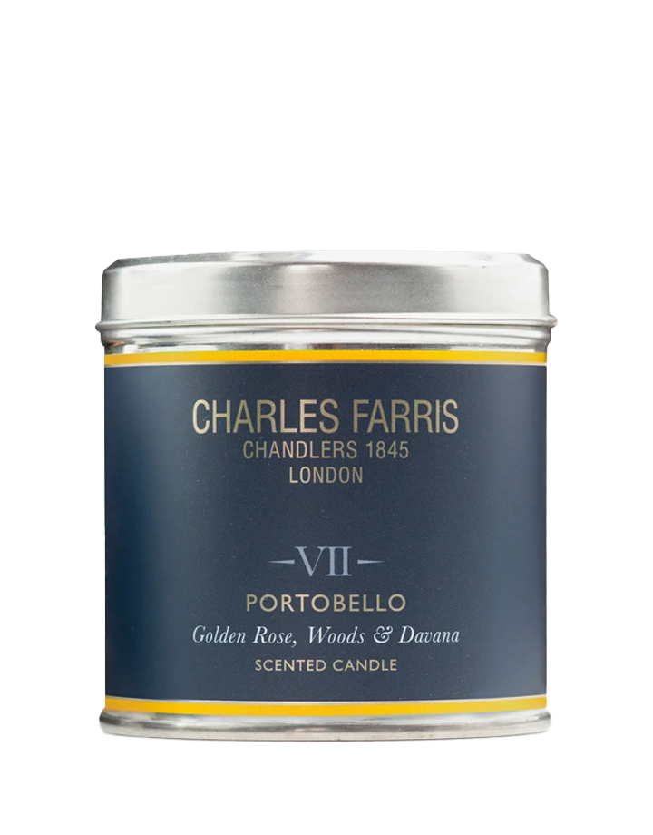Charles Farris Candle Tin - Portobello or British Expedition or Grand Cascade 230g