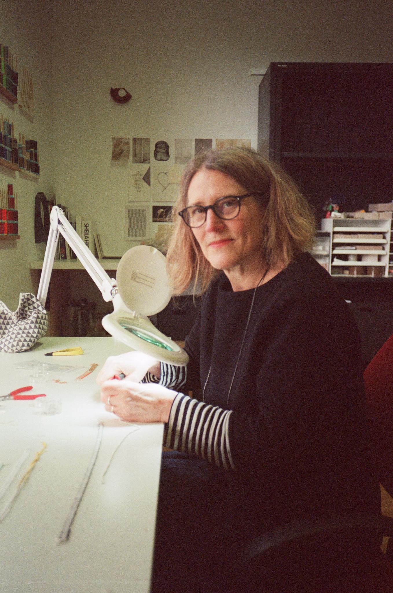Stephanie Schneider in her Antwerp studio