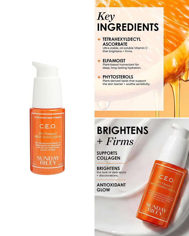Sunday Riley CEO Vitamin C 15 Brightening Serum 30ml — Product Image