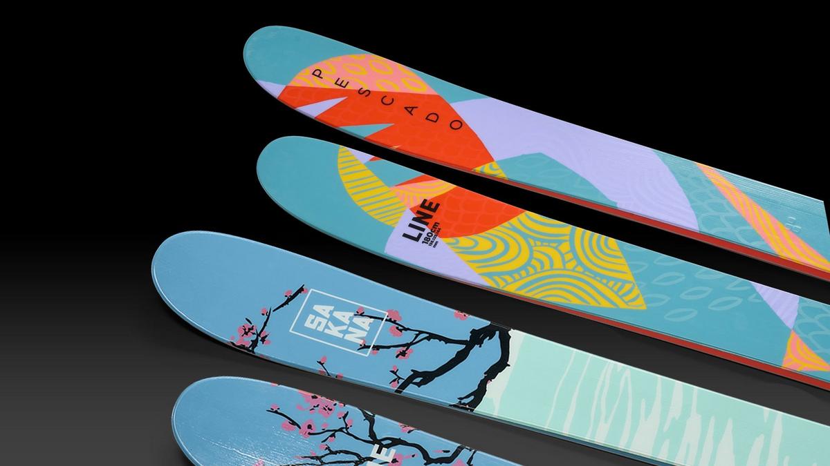 LINE Swallowtail Collection Skis | Sakana and Pescado