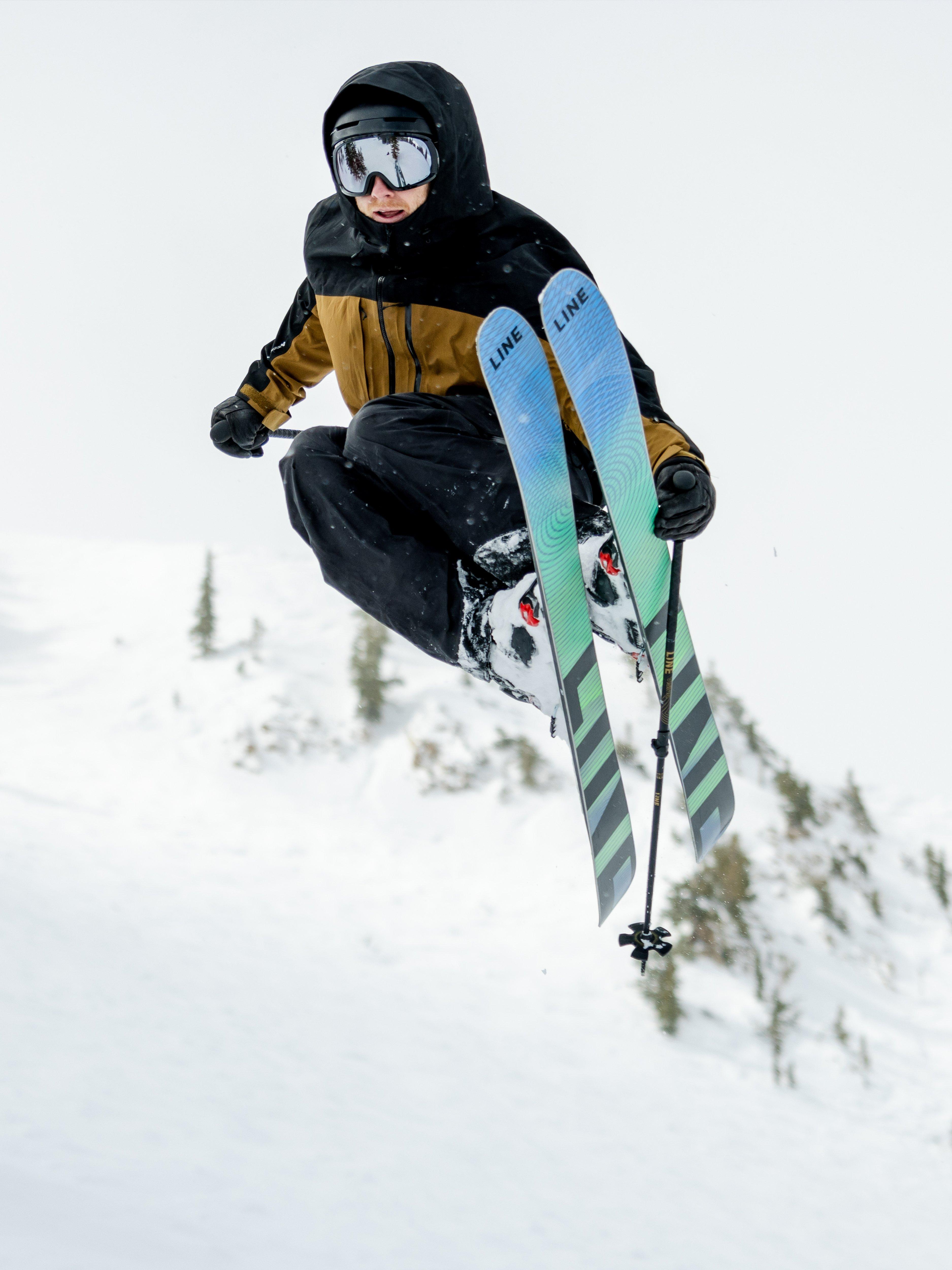 スキー LINE ski 2025 Line Optic 96 Skis with Marker Griffon 13 ID Bindings