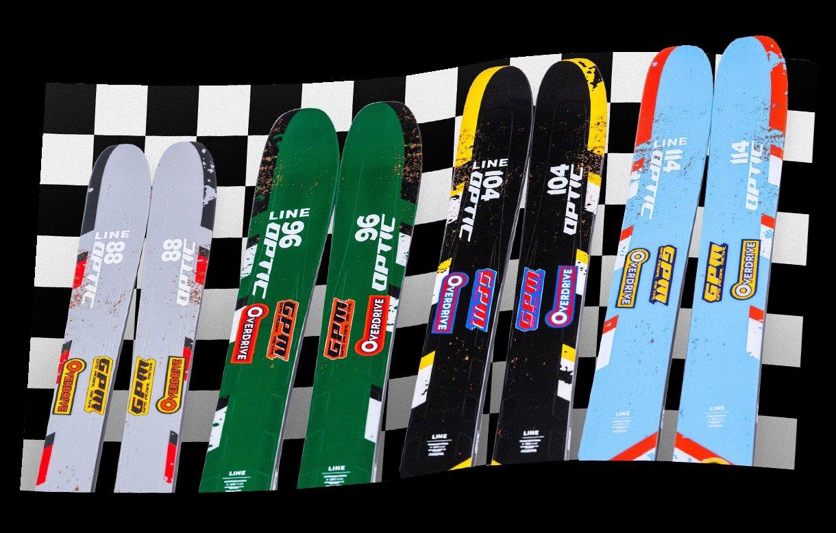 スキー LINE ski LINEスキー2023-2024はフリースタイル4種+デザインも更新!!