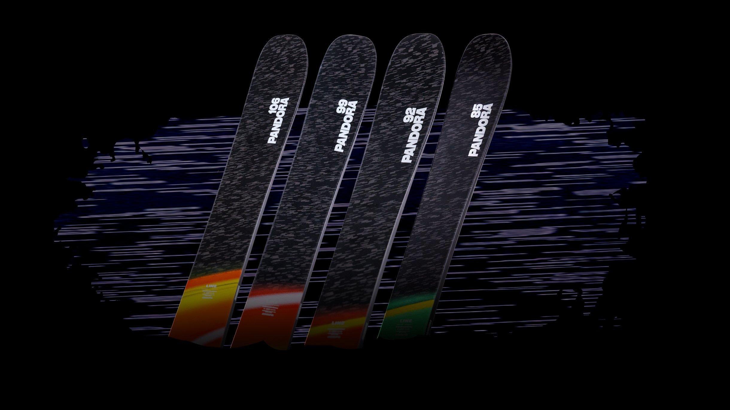 新品LINE PANDORA 85 QUIK SQUIRE 10人里離れた場所に Line Skis Pandora 85 Skis + Squire 10 Ski Bindings 2025 | evo