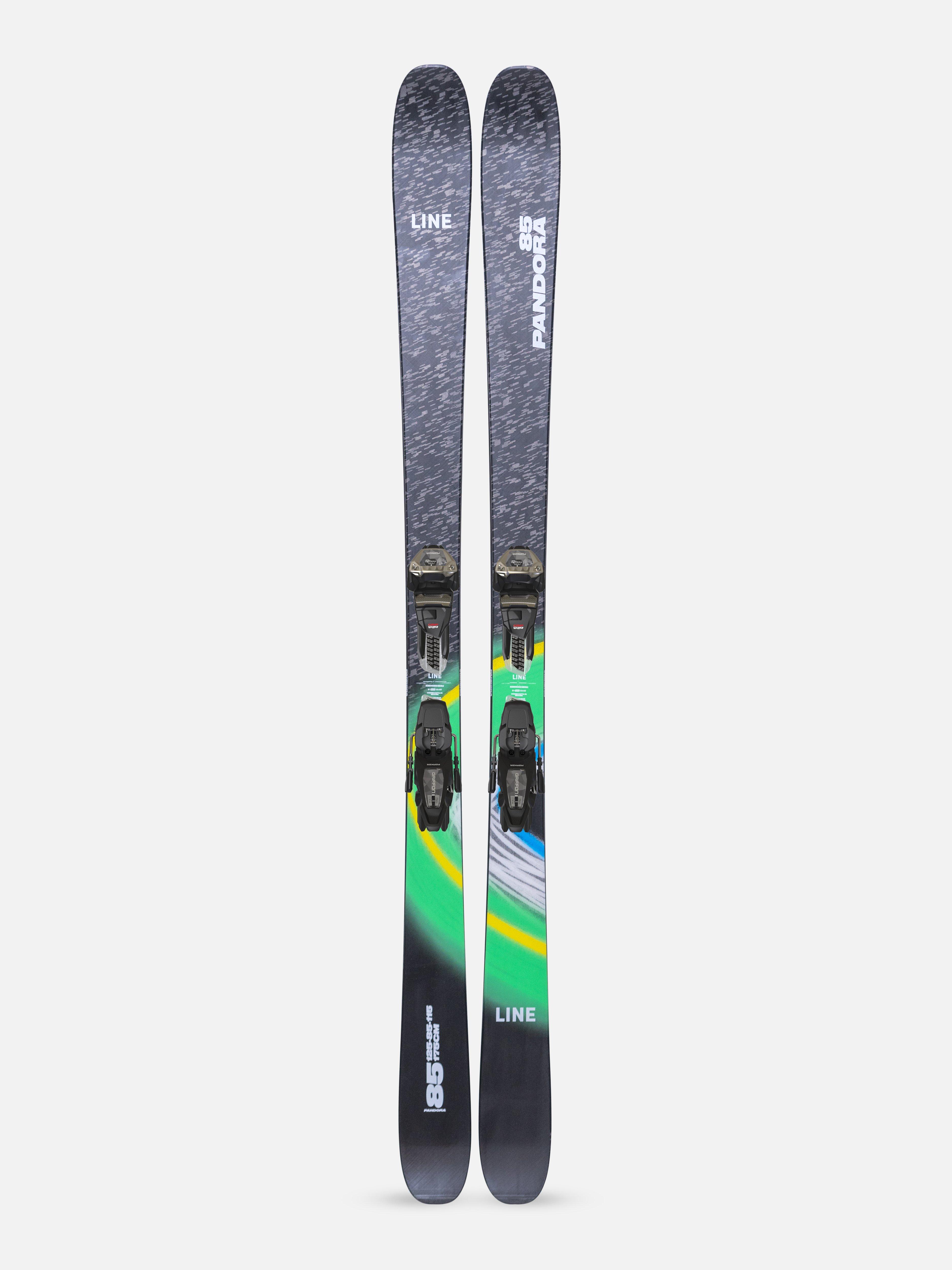 スキー LINE PANDORA 85 (24-25) 161+QUIKSQUIRE10 LINE Pandora 85 Quikclik Squire 10 Skis 2025 | Absolute-Snow