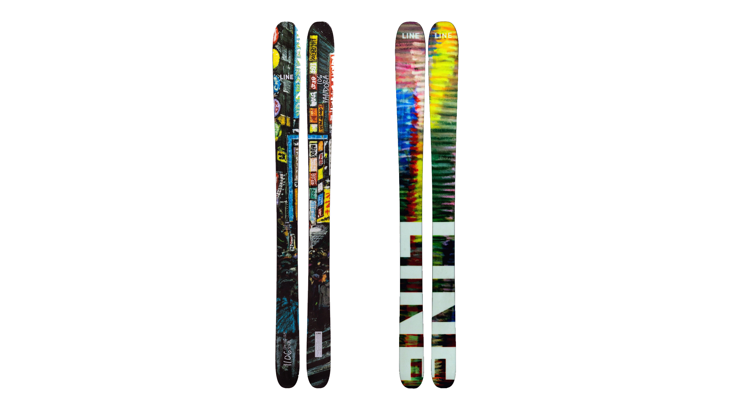 LINE Pandora Collection Skis | Rad Skis for Rad People