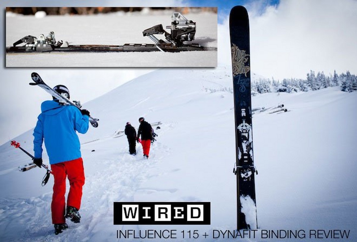 Wired Magazine Tests Influence 115 with Tech Bindings