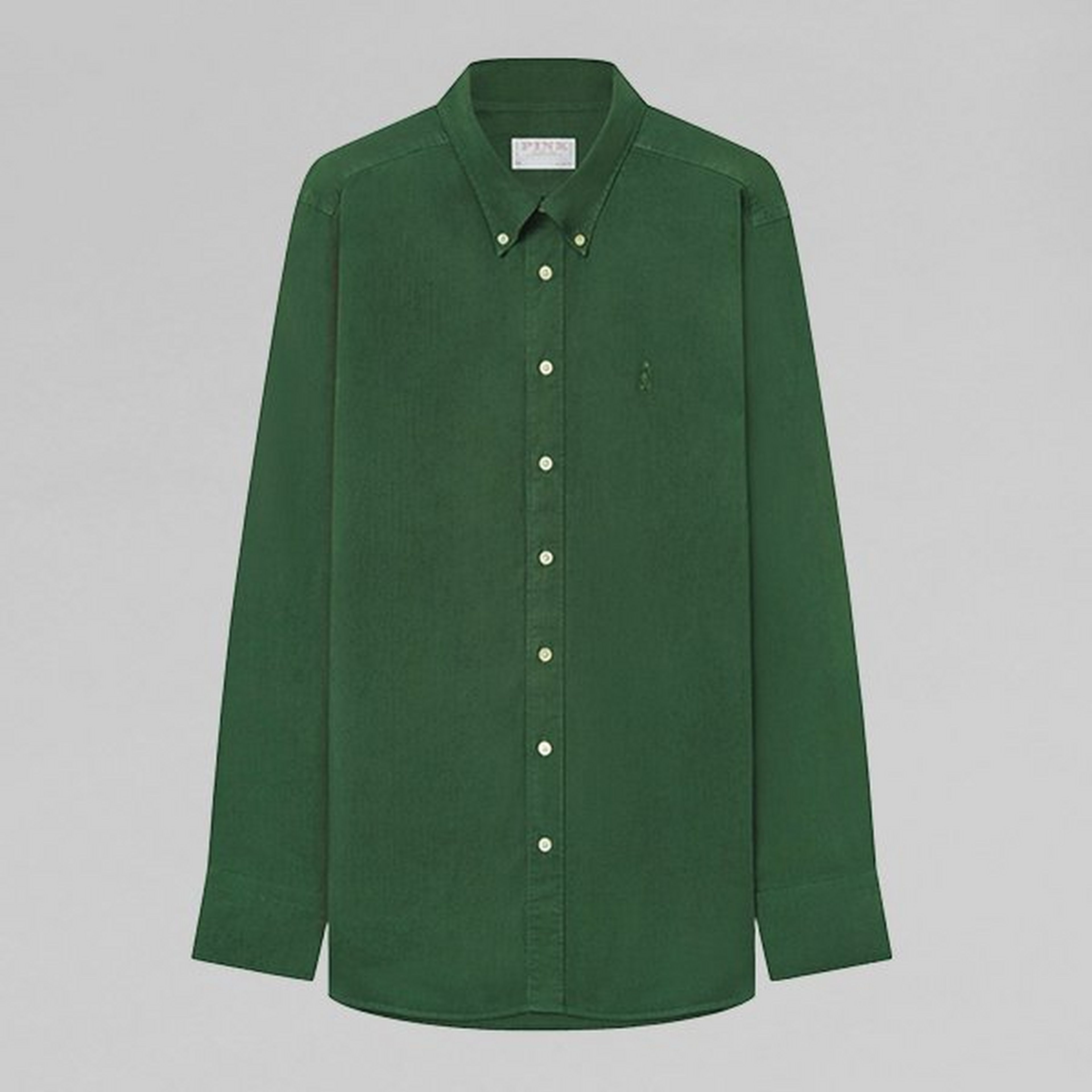 Bottle Green Smart Casual Cotton Linen Dyed Shirt
