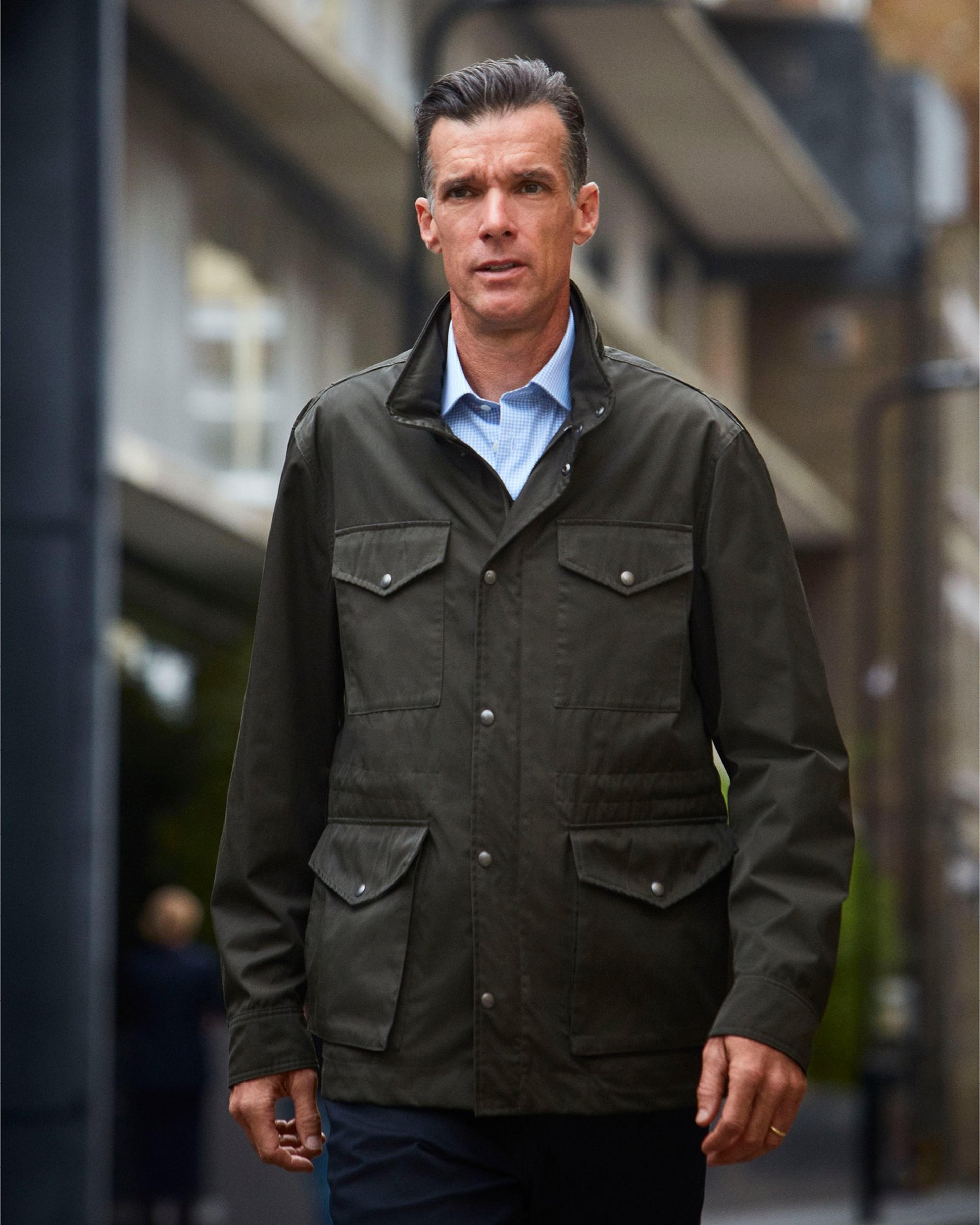 Gentlemen wearing a Thomas Pink M65 Jacket