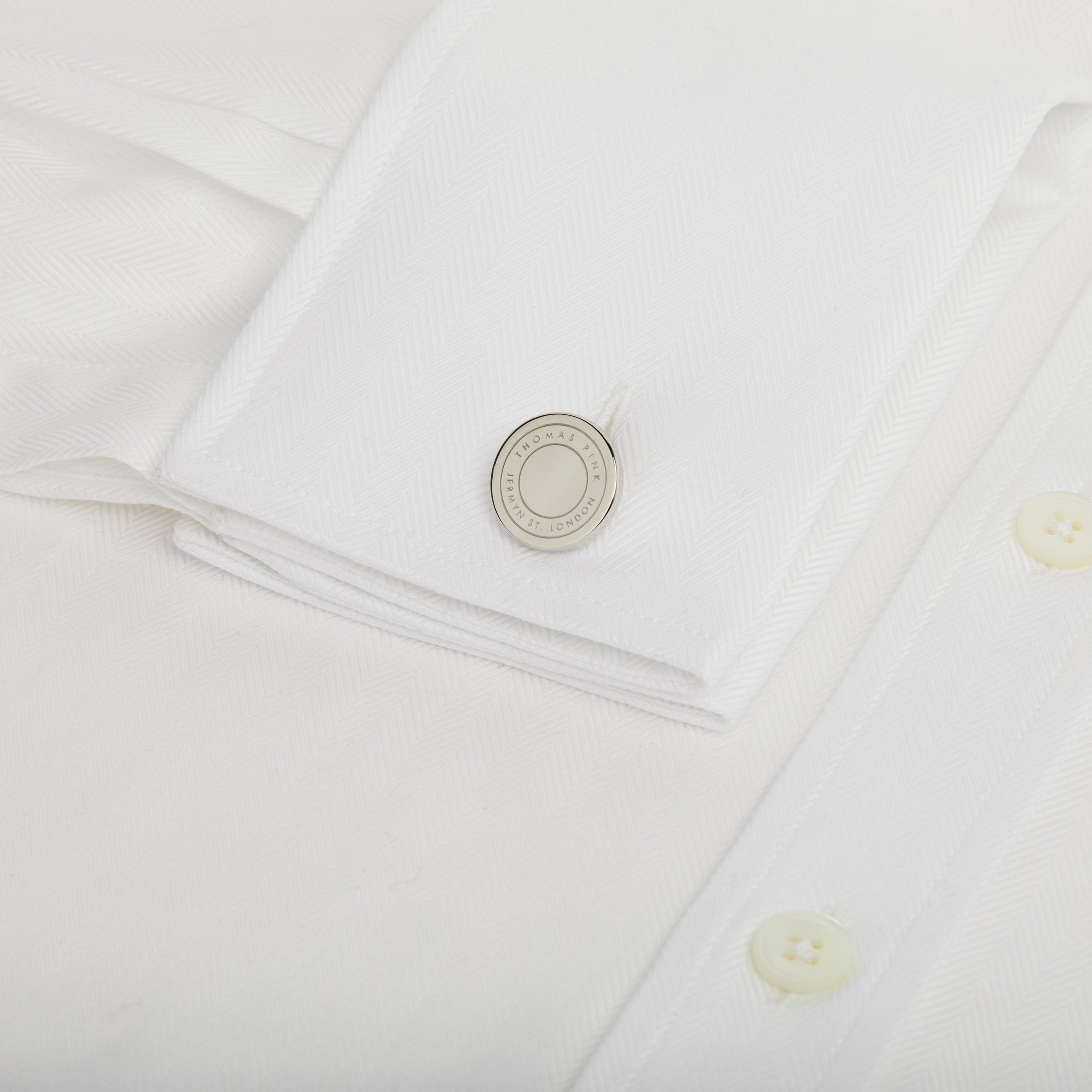 Silver Anodized Jermyn St Cufflinks