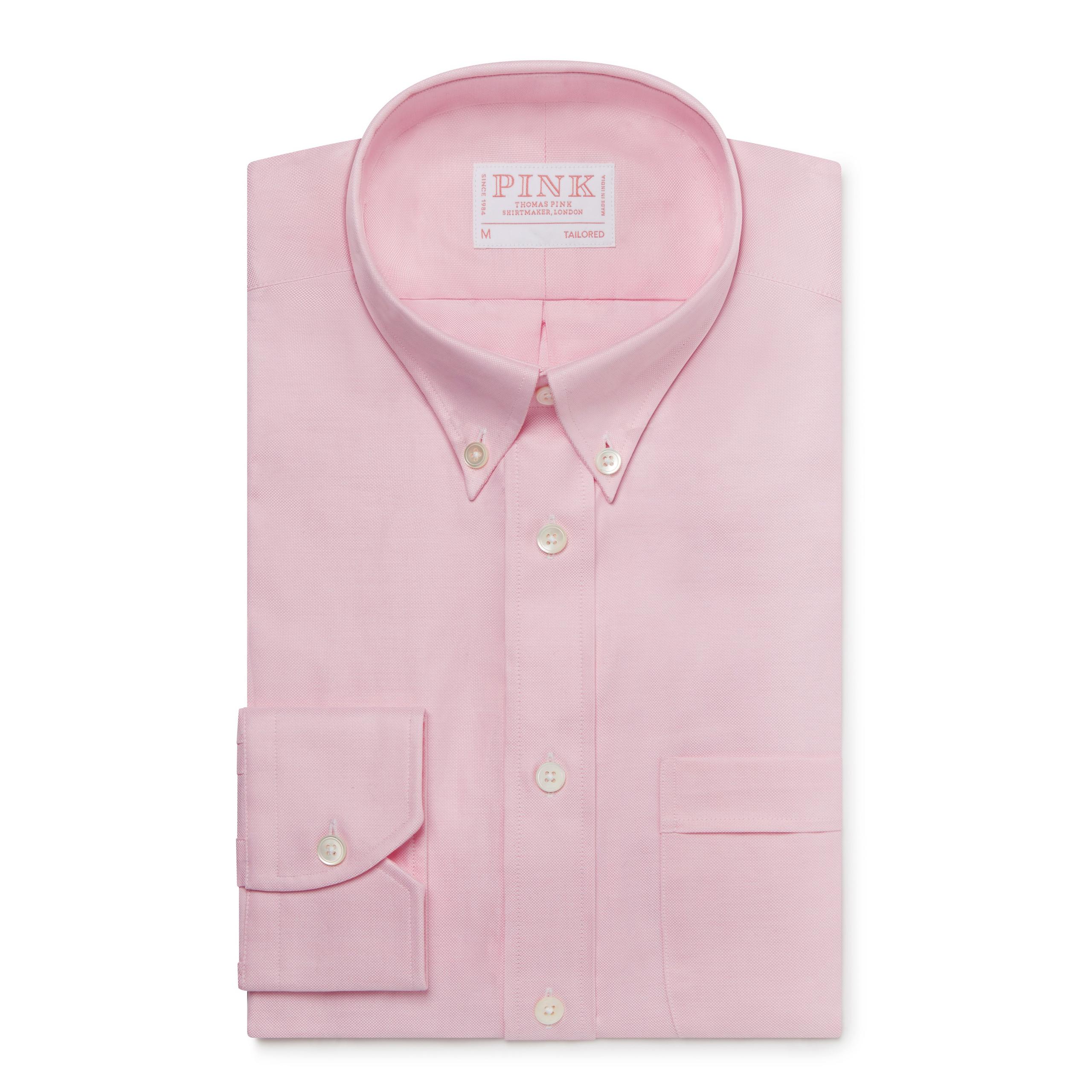 Pale Pink Tailored Fit Smart Casual Weekend Oxford Shirt