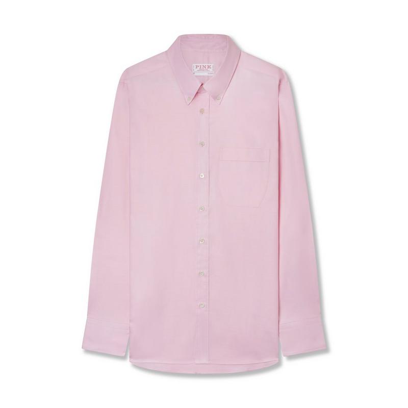 Pale Pink Classic Fit Smart Casual Weekend Oxford Shirt