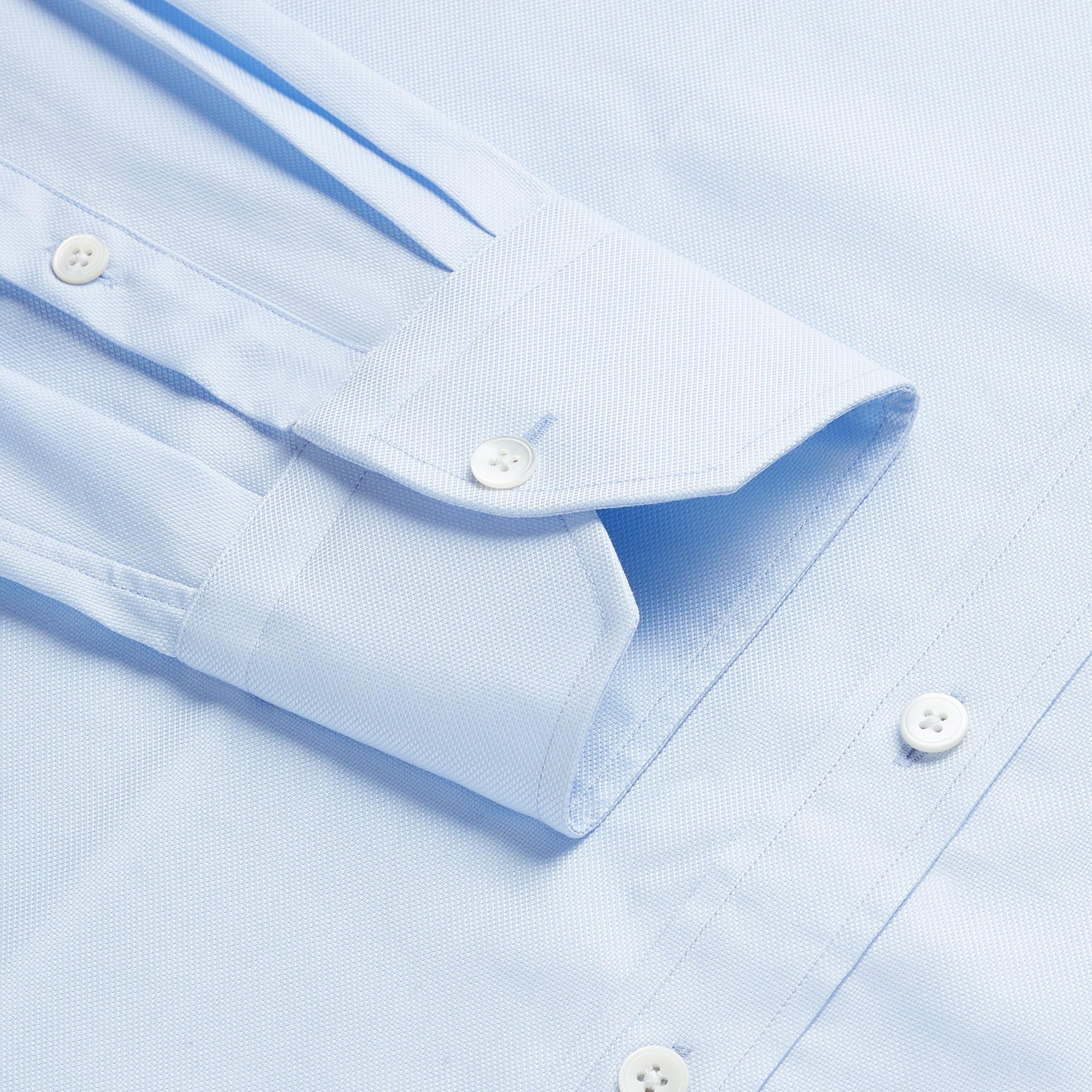 Pale Blue Tailored Fit Formal Royal Oxford Shirt