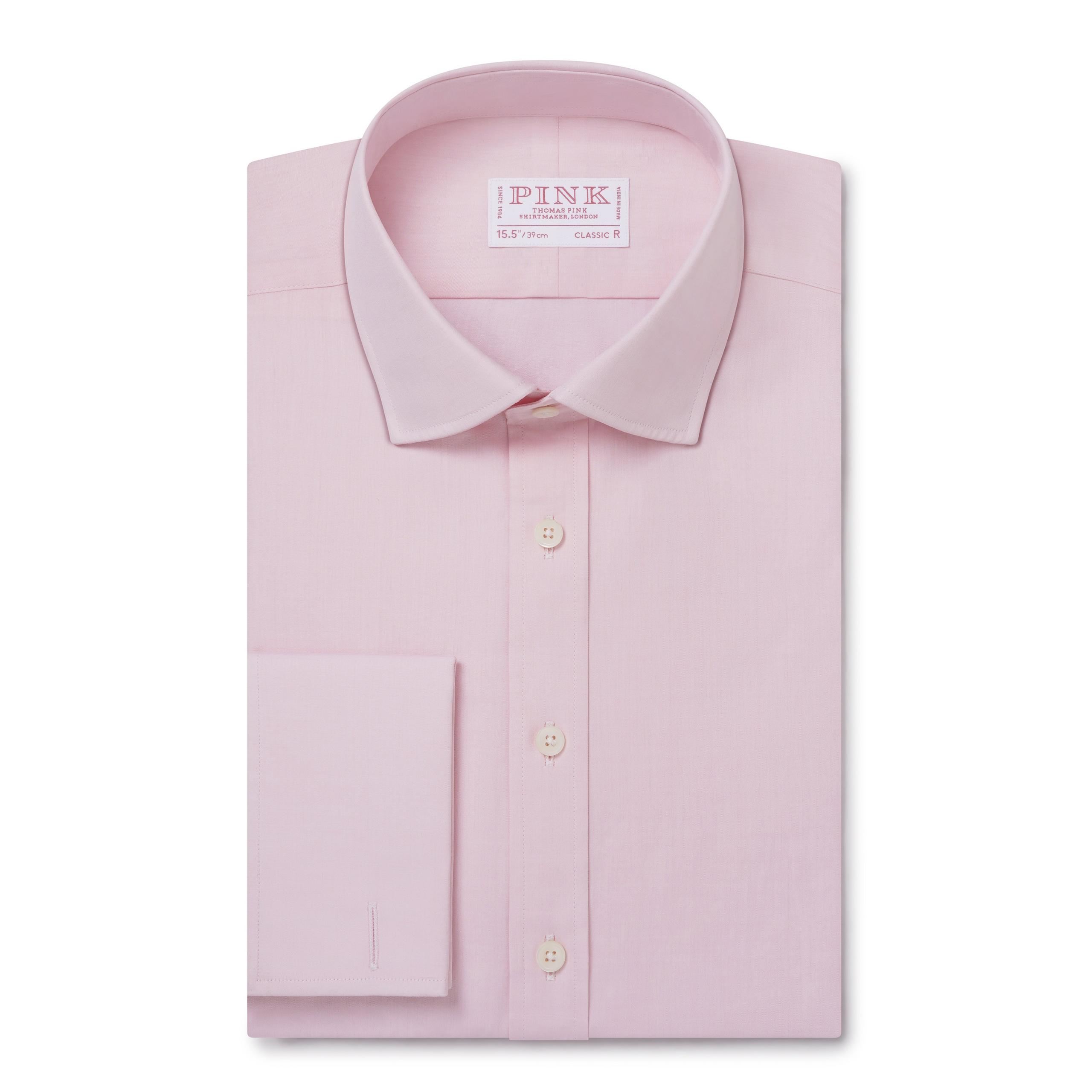 Pale Pink Classic Fit Formal Ramses Poplin Shirt