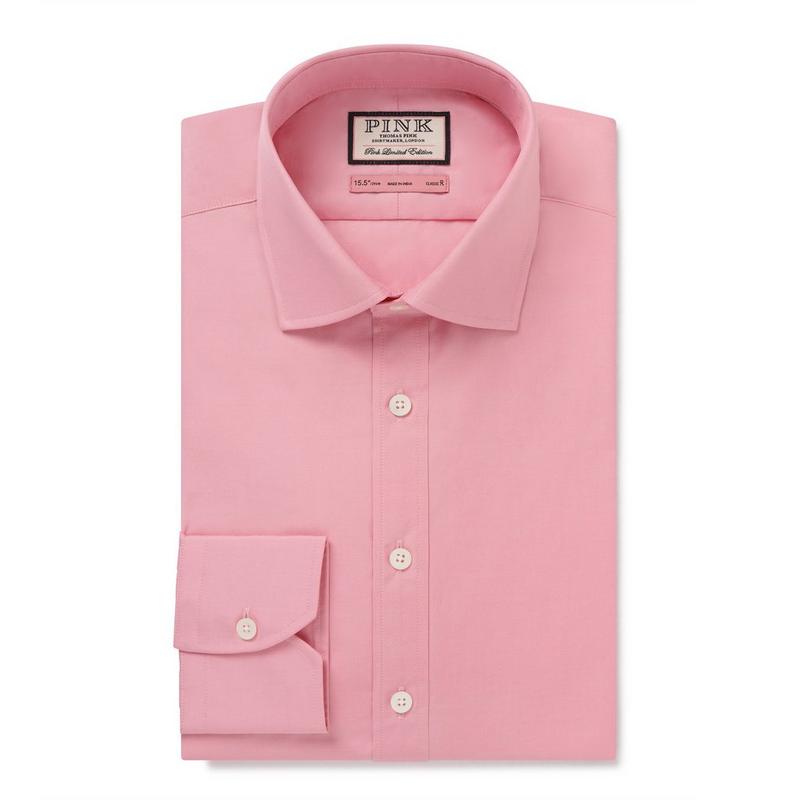 Pale Pink Classic Fit Ramses Poplin Dress Shirt