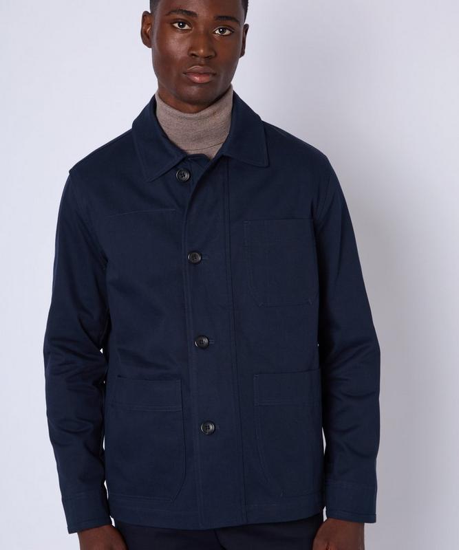 Navy Chore Jacket