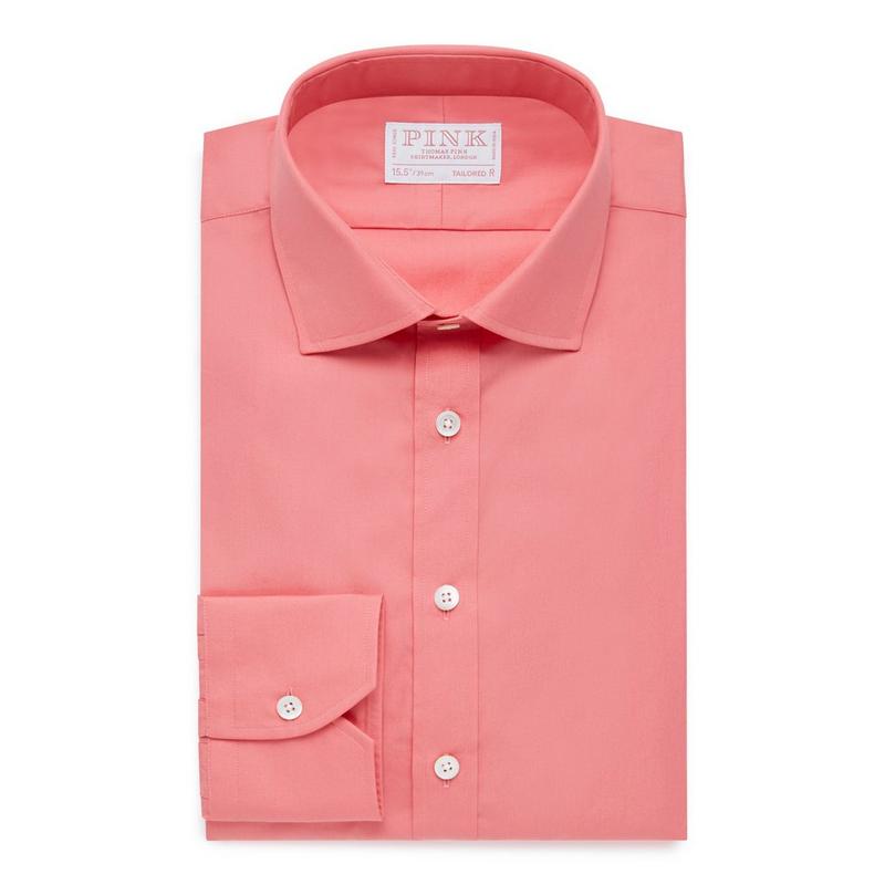 Coral dress shirt on sale