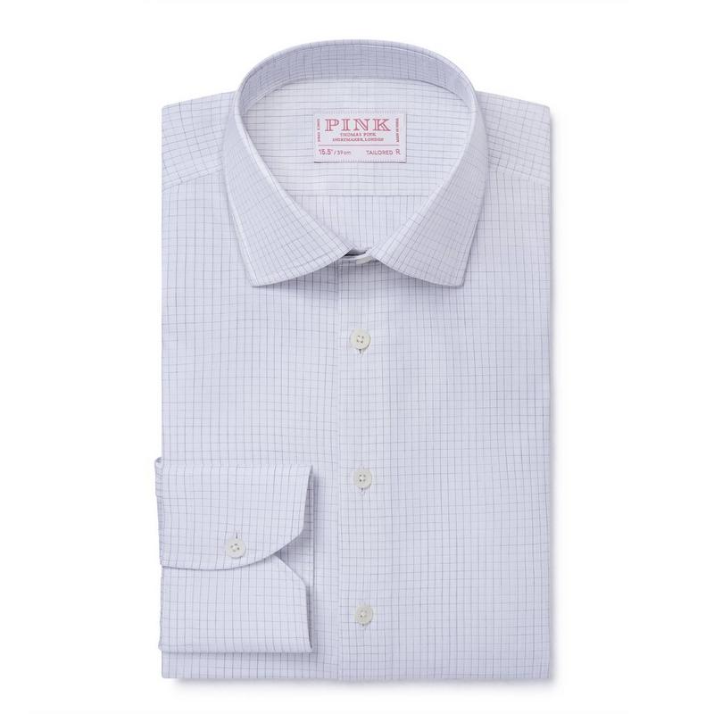 Thomas pink best sale shirt size guide