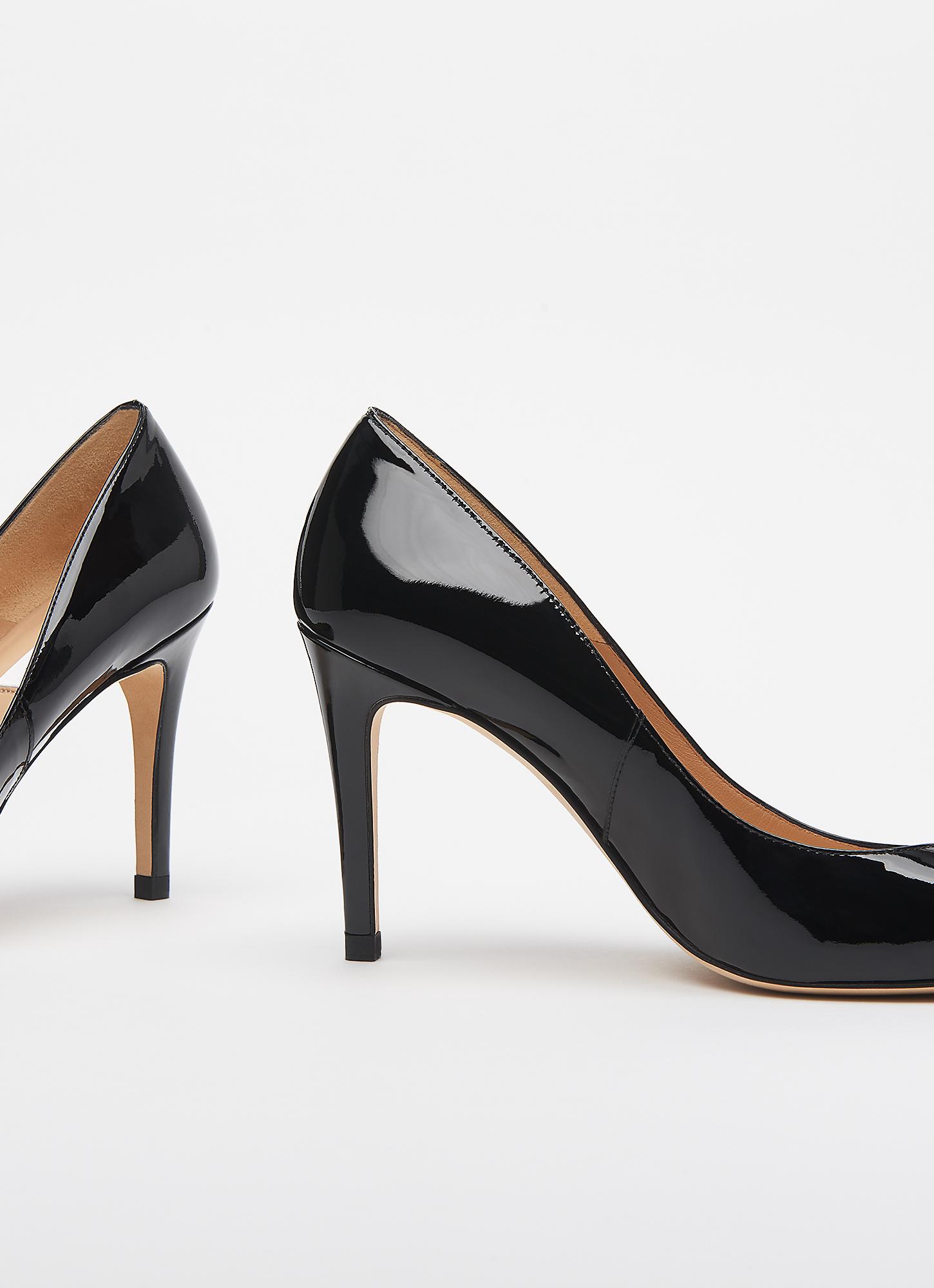 black leather courts