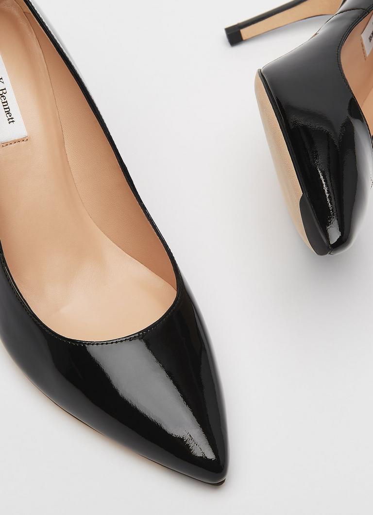 Florete Patent Leather Pointed Toe Court Shoes L.K.Bennett