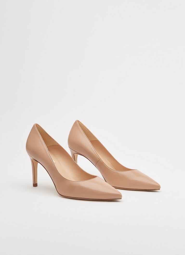 Nude pointed toe shoes on sale
