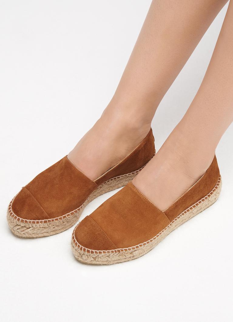 Talia Tan Suede Flats Shoes LK Bennett
