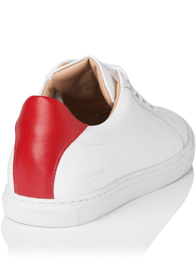 Jack White Leather Lace Up Trainers trainers LK Bennett