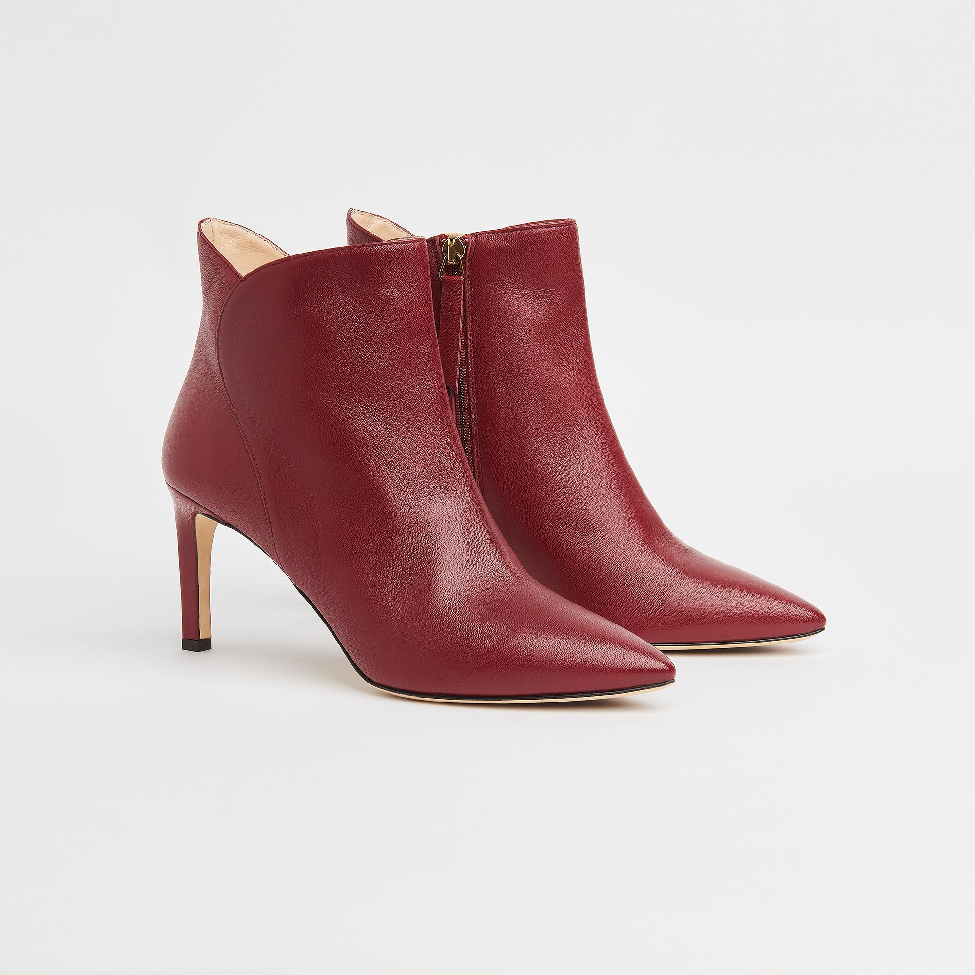 lk bennett burgundy boots