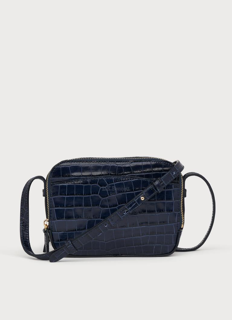 Navy 2025 croc bag