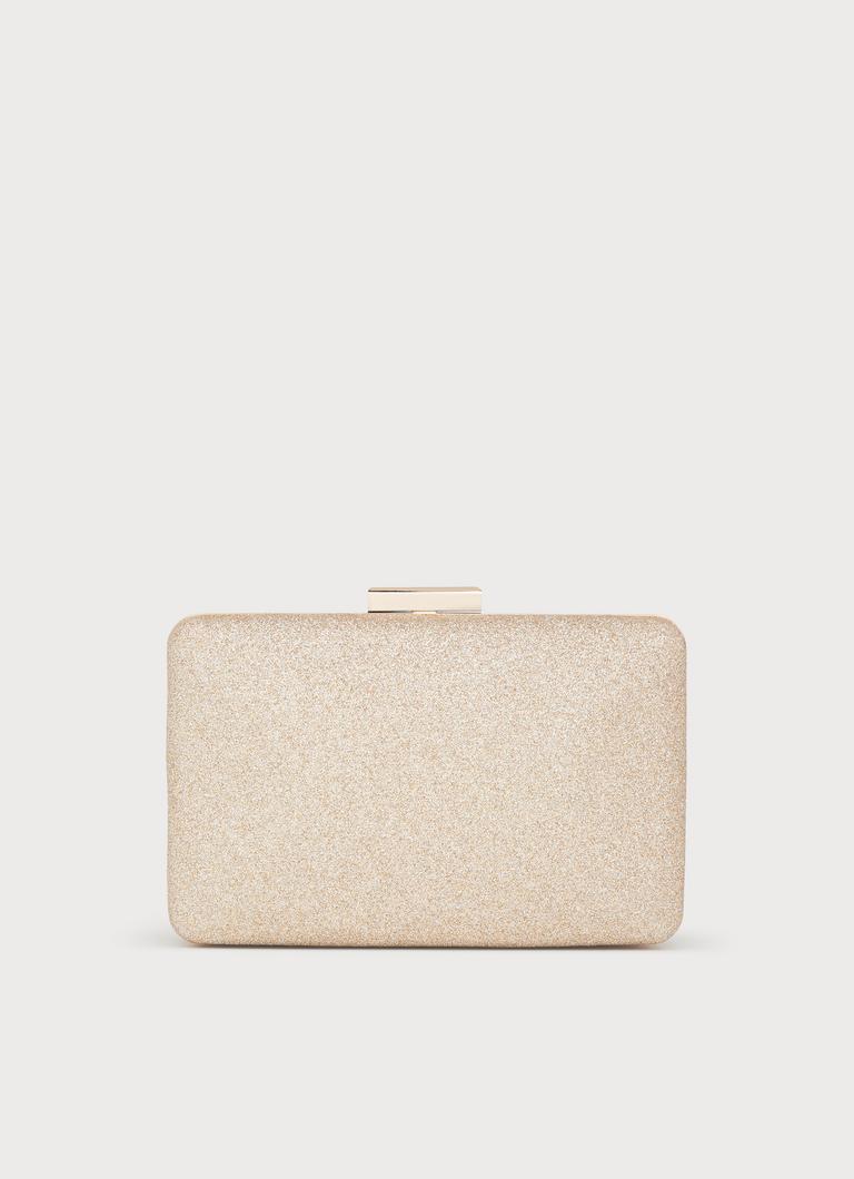 Champagne glitter 2025 clutch bag