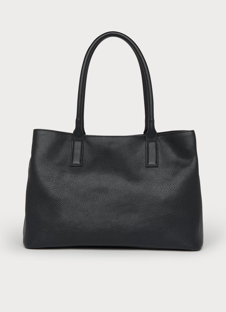 Lillian Black Leather Tote Bag With Compartments | LK Bennett Lillian Black Leather Tote Bag With Compartments | LK Bennett