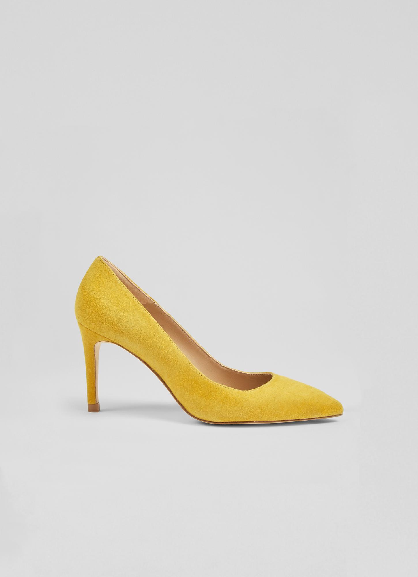 yellow court heels